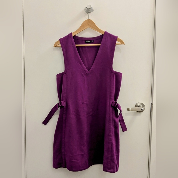 KATE SPADE SATURDAY wool jumper pinafore dress (sz S) - Picture 1 of 4